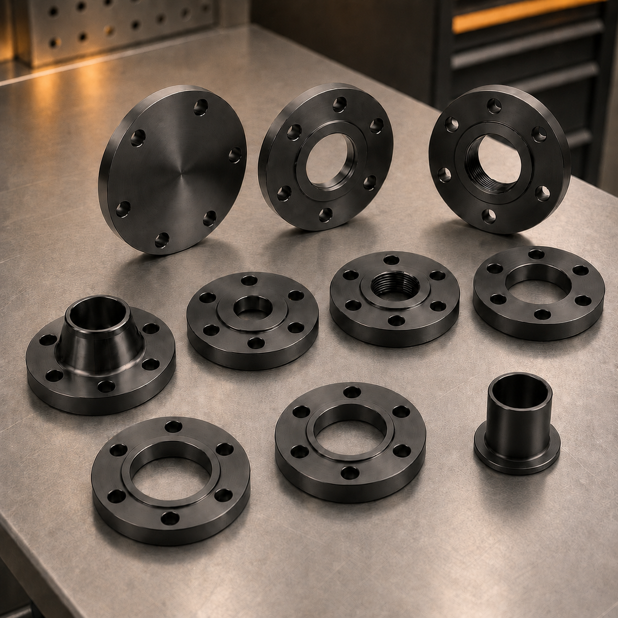 Flanges em aço carbono